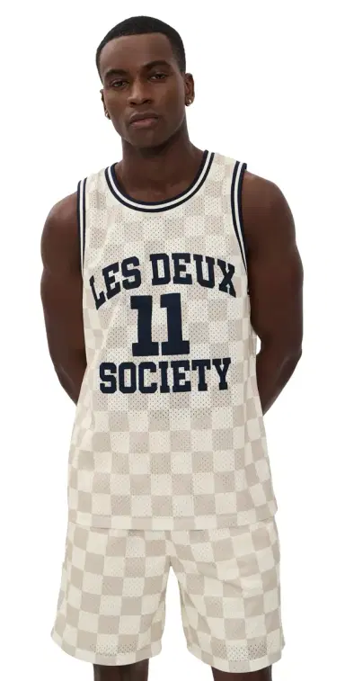Les Deux Silas Mesh Tank Top Light and | Thumbnail 1 Les Deux Silas Mesh Tank Top Light and | Thumbnail 1