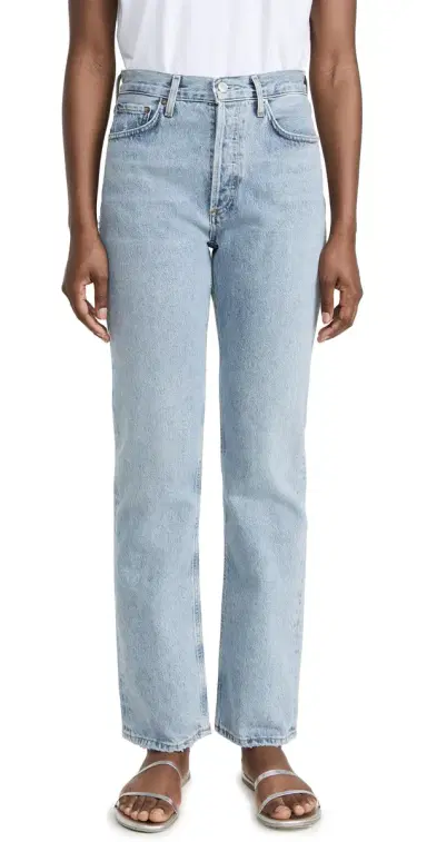 AGOLDE Lana Mid Rise Straight Jeans Riptide | Thumbnail 1 AGOLDE Lana Mid Rise Straight Jeans Riptide | Thumbnail 1