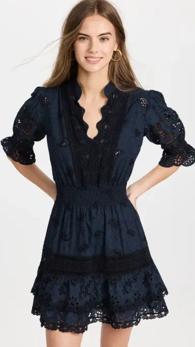 TEMPTATION POSITANO Hollywood Dress Navy S | Thumbnail 2