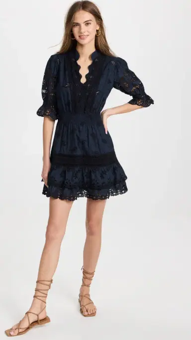 TEMPTATION POSITANO Hollywood Dress Navy S | Thumbnail 5
