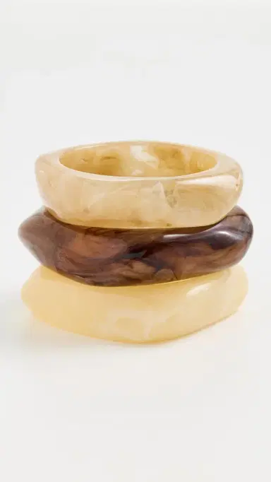 MAYAMAR The Tierra Bangle Set Multi One Size | Thumbnail 2