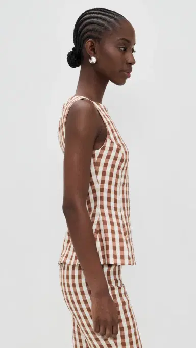 FAITHFULL Ana Top Gingham Cedar | Thumbnail 4 FAITHFULL Ana Top Gingham Cedar | Thumbnail 4