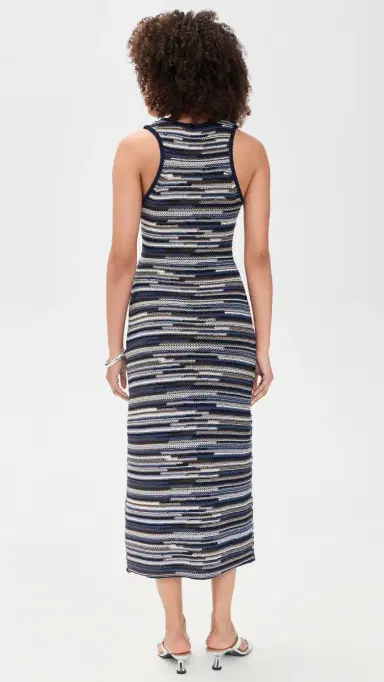 Proenza Schouler White Label Zinah Knit Dress In Linen Dry Rib | Thumbnail 3 Proenza Schouler White Label Zinah Knit Dress In Linen Dry Rib | Thumbnail 3