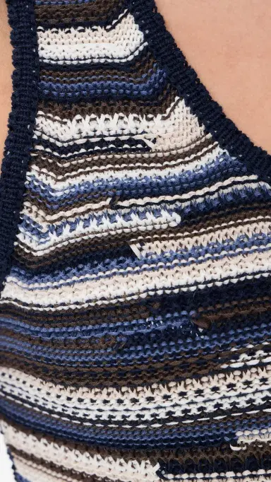 Proenza Schouler White Label Zinah Knit Dress In Linen Dry Rib | Thumbnail 6 Proenza Schouler White Label Zinah Knit Dress In Linen Dry Rib | Thumbnail 6