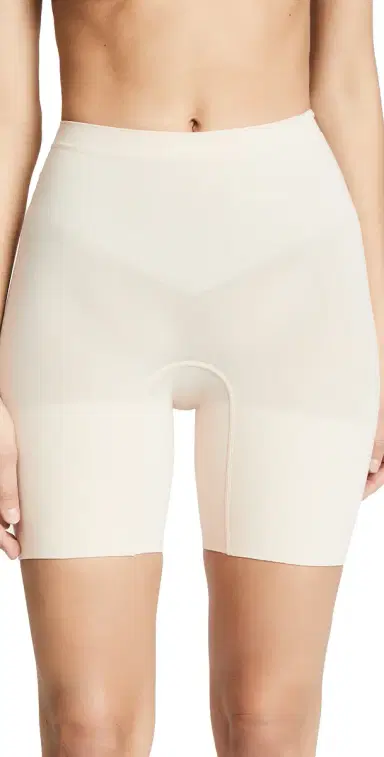 Spanx Power Shorts Soft Almond L | Thumbnail 1