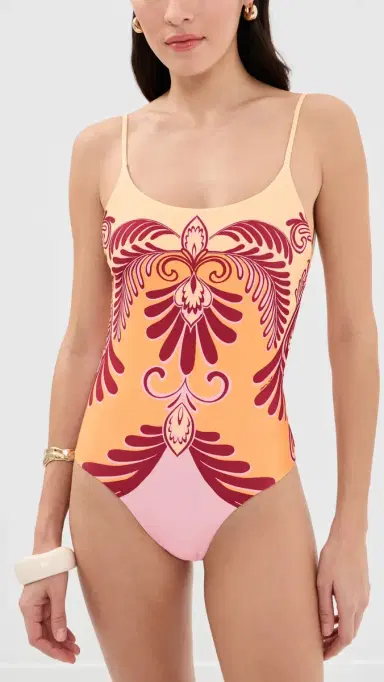 FARM Rio Arabesc Soft Yellow One Piece Arabesc Soft Yellow | Thumbnail 2 FARM Rio Arabesc Soft Yellow One Piece Arabesc Soft Yellow | Thumbnail 2