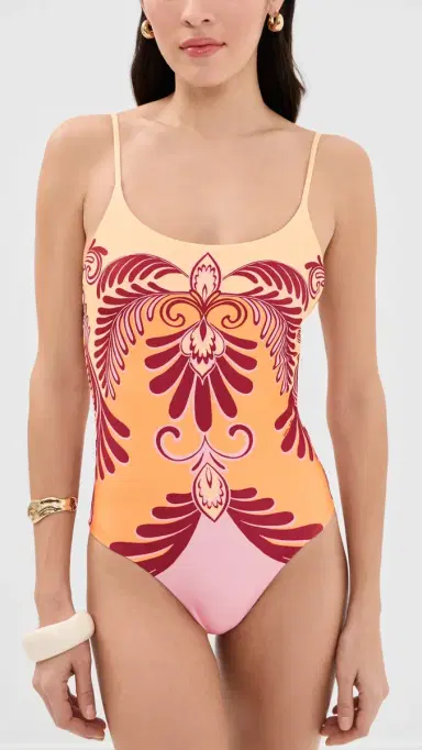 FARM Rio Arabesc Soft Yellow One Piece Arabesc Soft Yellow | Thumbnail 5 FARM Rio Arabesc Soft Yellow One Piece Arabesc Soft Yellow | Thumbnail 5