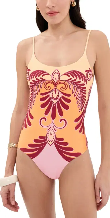 FARM Rio Arabesc Soft Yellow One Piece Arabesc Soft Yellow | Thumbnail 1 FARM Rio Arabesc Soft Yellow One Piece Arabesc Soft Yellow | Thumbnail 1