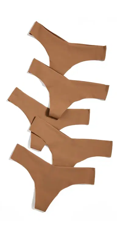 Commando Classic Thong 5-Pack Caramel | Thumbnail 1