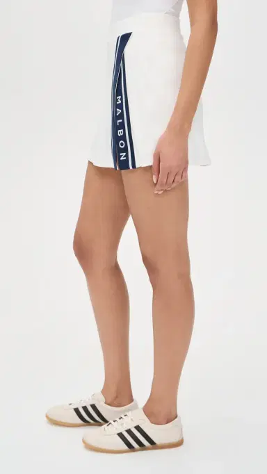 Malbon Baseline Skort White | Thumbnail 4