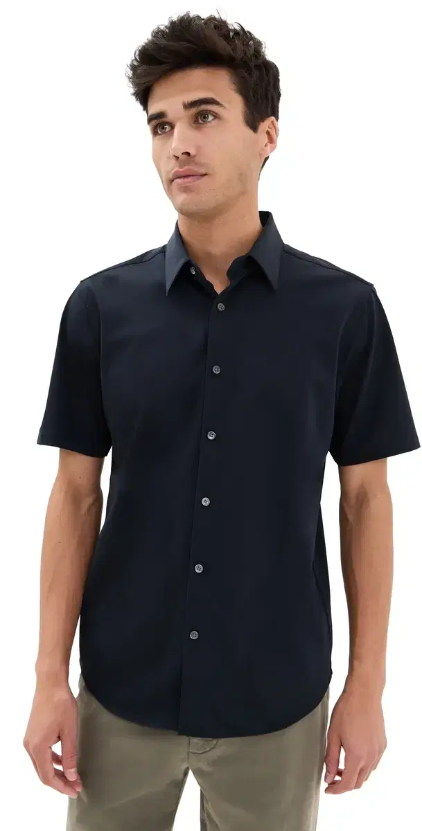 Structure Knit Irving Short Sleeve Shirt Eclipse