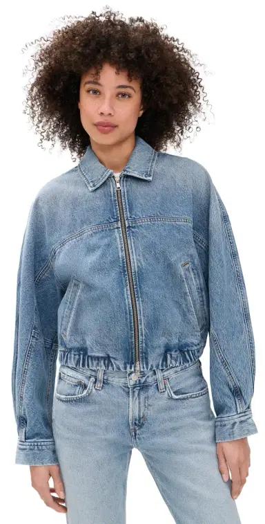 AGOLDE Dixon Cocoon Bomber Jacket Outbreak S | Thumbnail 1