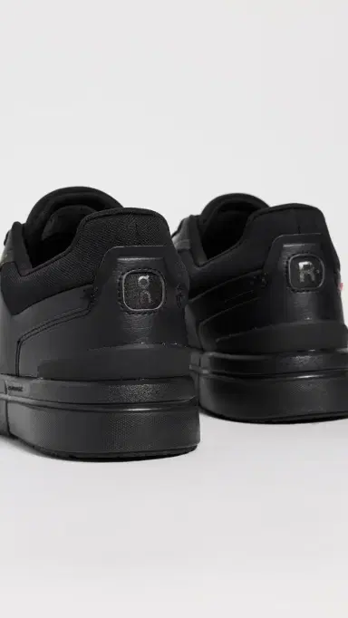 On The Roger Advantage Sneakers Black Black | Thumbnail 3 On The Roger Advantage Sneakers Black Black | Thumbnail 3