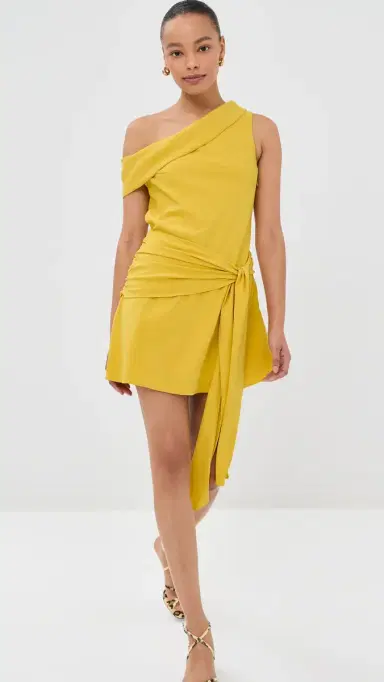 Azeeza Kavari Mini Dress Canary | Thumbnail 2