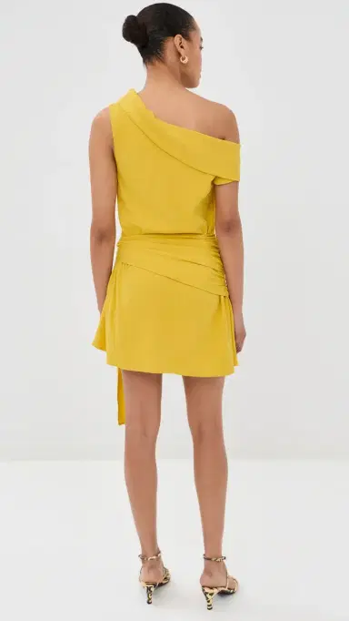 Azeeza Kavari Mini Dress Canary | Thumbnail 3