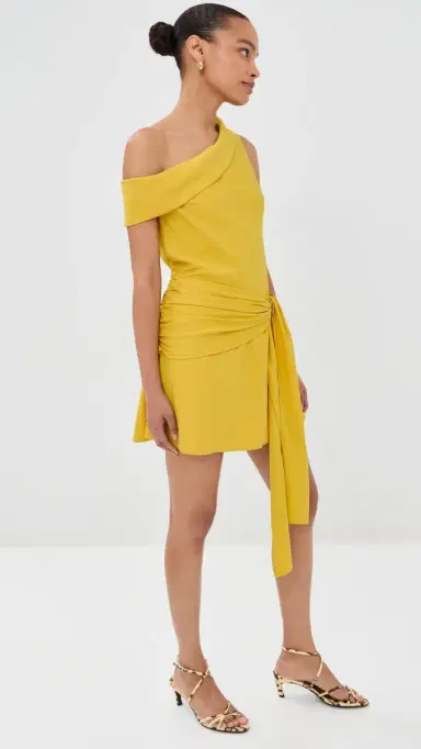 Azeeza Kavari Mini Dress Canary | Thumbnail 4