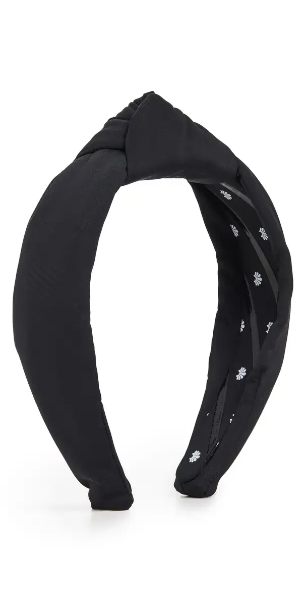 Neoprene Knotted Headband Jet One Size