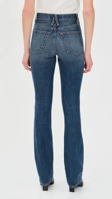 SLVRLAKE Jade High Rise Slim Boot Jeans Endless Highway | Thumbnail 3 SLVRLAKE Jade High Rise Slim Boot Jeans Endless Highway | Thumbnail 3