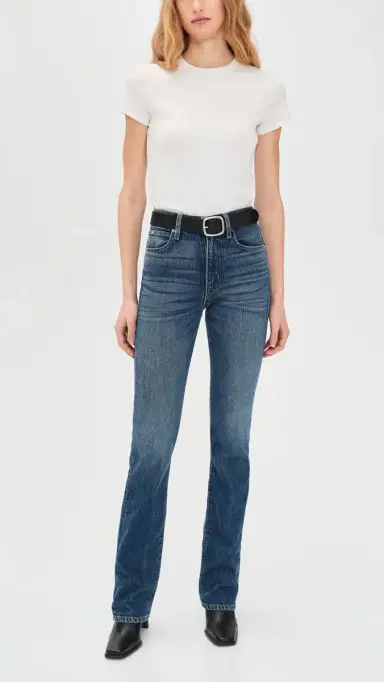SLVRLAKE Jade High Rise Slim Boot Jeans Endless Highway | Thumbnail 5 SLVRLAKE Jade High Rise Slim Boot Jeans Endless Highway | Thumbnail 5