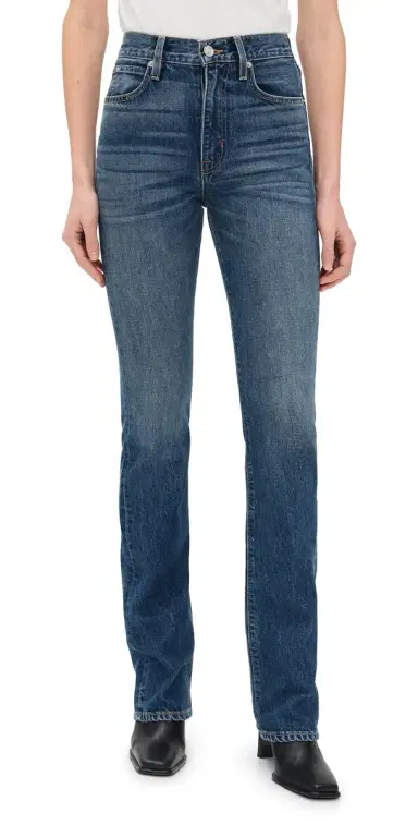 SLVRLAKE Jade High Rise Slim Boot Jeans Endless Highway | Thumbnail 1 SLVRLAKE Jade High Rise Slim Boot Jeans Endless Highway | Thumbnail 1