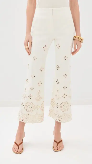 Veronica Beard Komi Pants Dove | Thumbnail 3 Veronica Beard Komi Pants Dove | Thumbnail 3