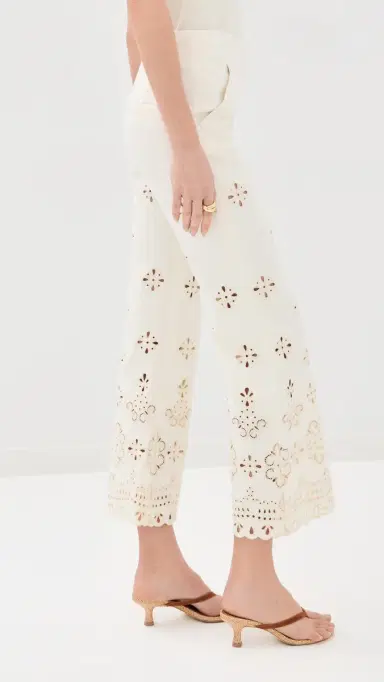 Veronica Beard Komi Pants Dove | Thumbnail 5 Veronica Beard Komi Pants Dove | Thumbnail 5