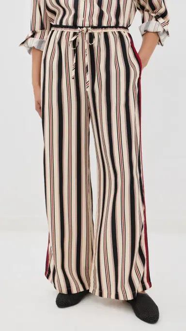 Little Lies The Horizon Pants Beige Stripe L | Thumbnail 2