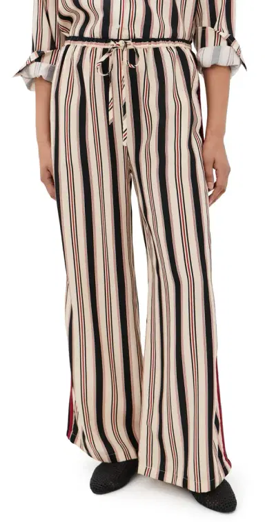 Little Lies The Horizon Pants Beige Stripe L | Thumbnail 1