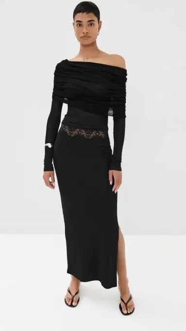 Christopher Esber Sonora Silk Veiled Top Black | Thumbnail 5 Christopher Esber Sonora Silk Veiled Top Black | Thumbnail 5