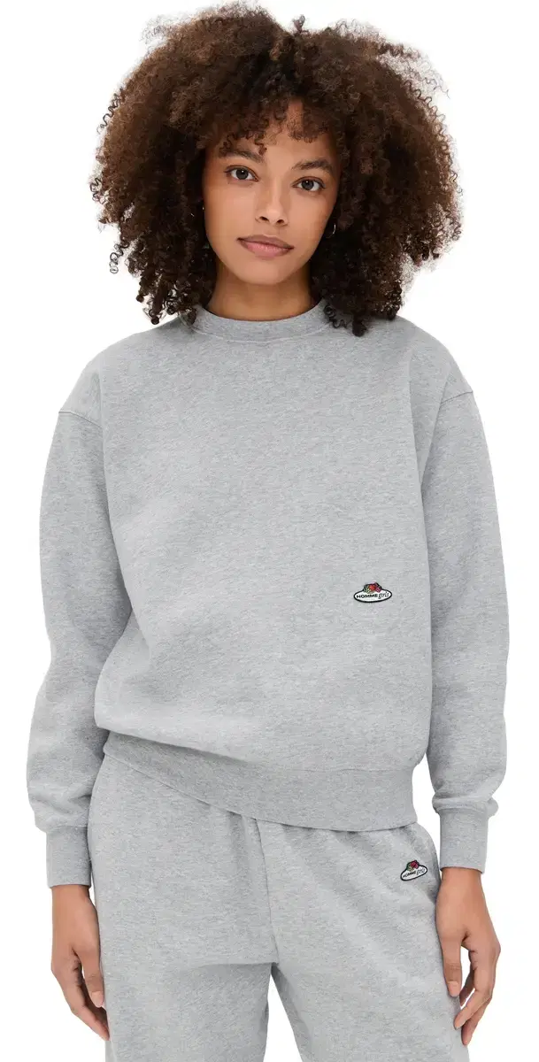 HOMMEGIRLS Homme Girls x Fruit of the Loom Crew Neck weatshirt Heather Grey