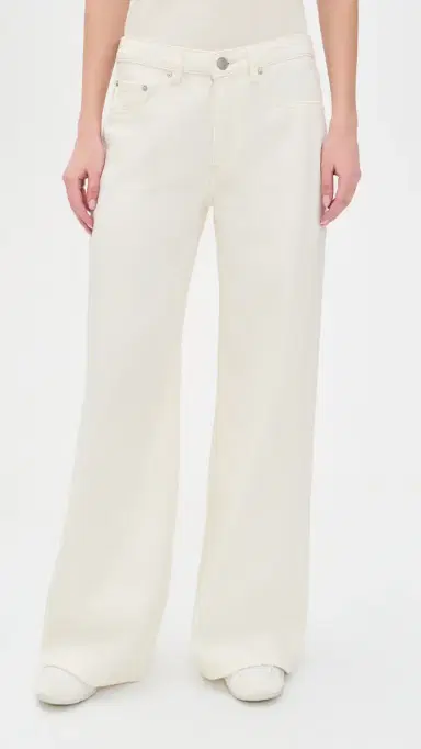 DL1961 DL Aura Alex Baggy Low-Rise Jeans Eggshell Aura | Thumbnail 2