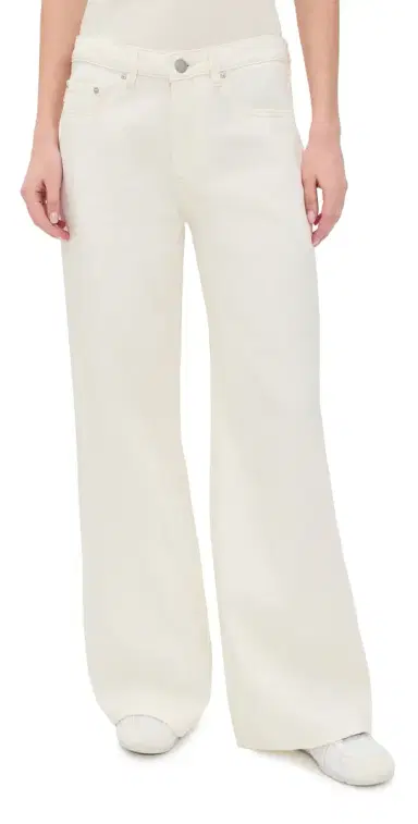 DL1961 DL Aura Alex Baggy Low-Rise Jeans Eggshell Aura | Thumbnail 1