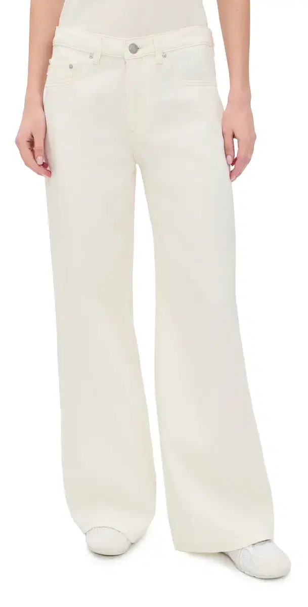 DL1961 DL Aura Alex Baggy Low-Rise Jeans Eggshell Aura