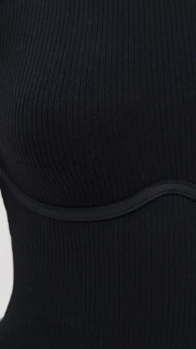 Fleur du Mal Hourglass Rib Thong Bodysuit Black L | Thumbnail 6 Fleur du Mal Hourglass Rib Thong Bodysuit Black L | Thumbnail 6