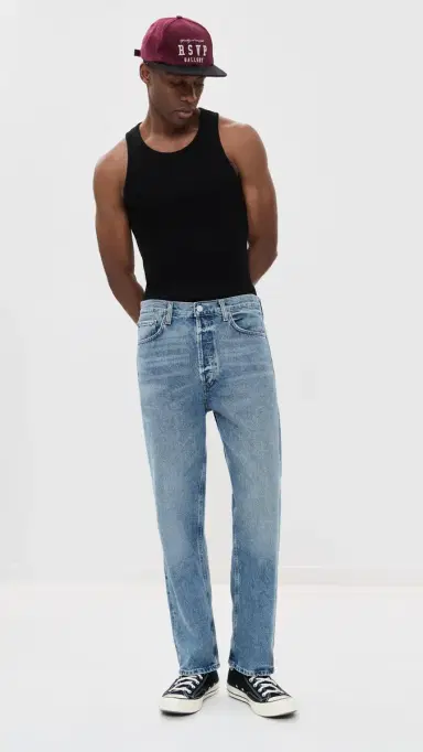AGOLDE 90s Relaxed Straight Leg Jeans - 30 Friction 33 | Thumbnail 2