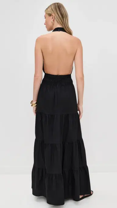 LE BOP Astrid Maxi Dress Black L | Thumbnail 3