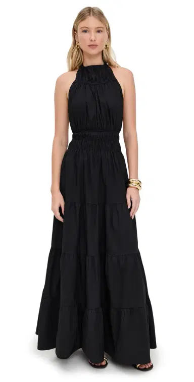 LE BOP Astrid Maxi Dress Black L | Thumbnail 1