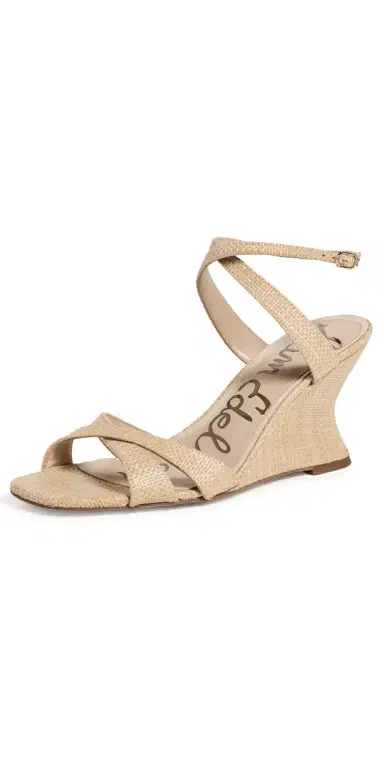 Sam Edelman Davi Wedges Bleached Beechwood | Thumbnail 1