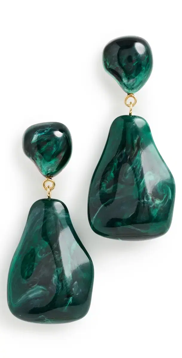Wilma Earrings Pine Green One Size
