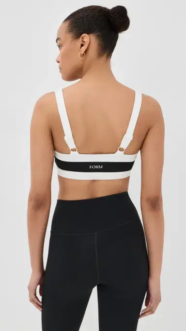 FORM Straight Neck Bra Black/White XS | Thumbnail 3