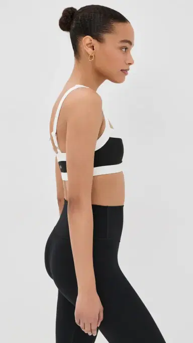 FORM Straight Neck Bra Black/White XS | Thumbnail 4