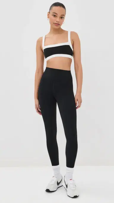 FORM Straight Neck Bra Black/White XS | Thumbnail 5