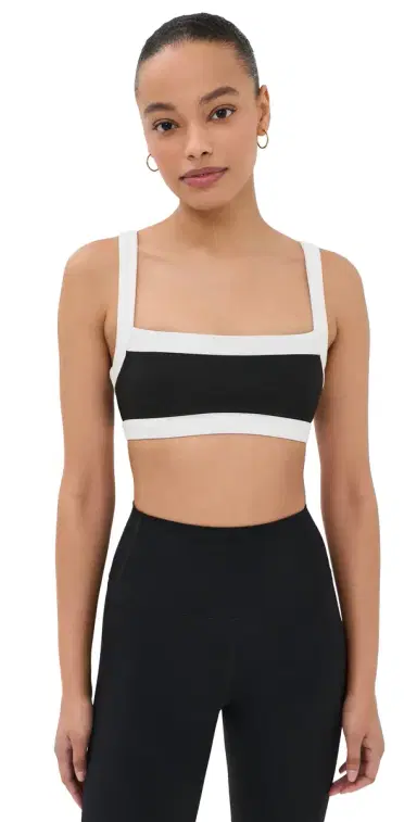 FORM Straight Neck Bra Black/White XS | Thumbnail 1