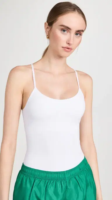 Splits59 Loren Seamless Waist Length Tank White XS/S | Thumbnail 2
