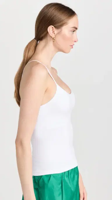 Splits59 Loren Seamless Waist Length Tank White XS/S | Thumbnail 4