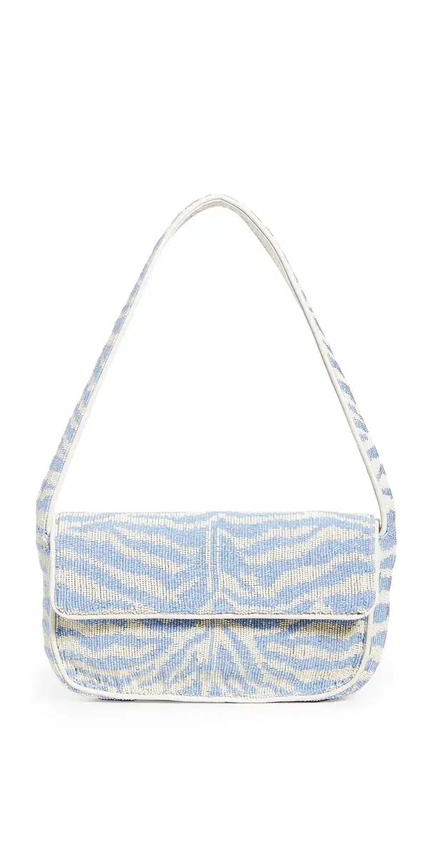 STAUD Tommy Bag Light Blue/Cream One Size