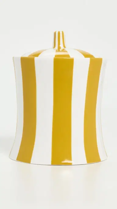 Jonathan Adler Vice Munchies Canister Yellow/White One Size | Thumbnail 3