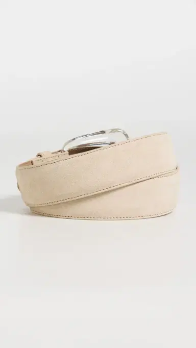 Veronica Beard Suede Resin Arch Belt | Thumbnail 4
