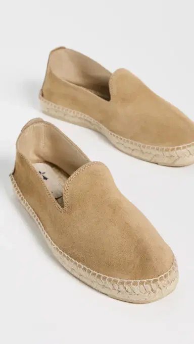 MANEBI Suede Classic Espadrilles Suede Washed Beige 46 | Thumbnail 4