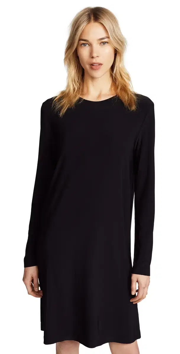 Kamali Kulture Go Crew Neck Dress Black